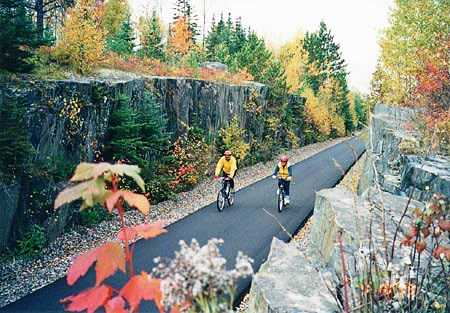 Bikers on the Mesabi Trail
